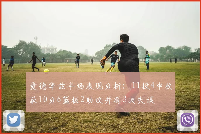 爱德华兹半场表现分析：11投4中收获10分6篮板2助攻并有3次失误